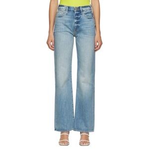 Frame Denim Women's Straight Leg Jeans in Light Blue Wash